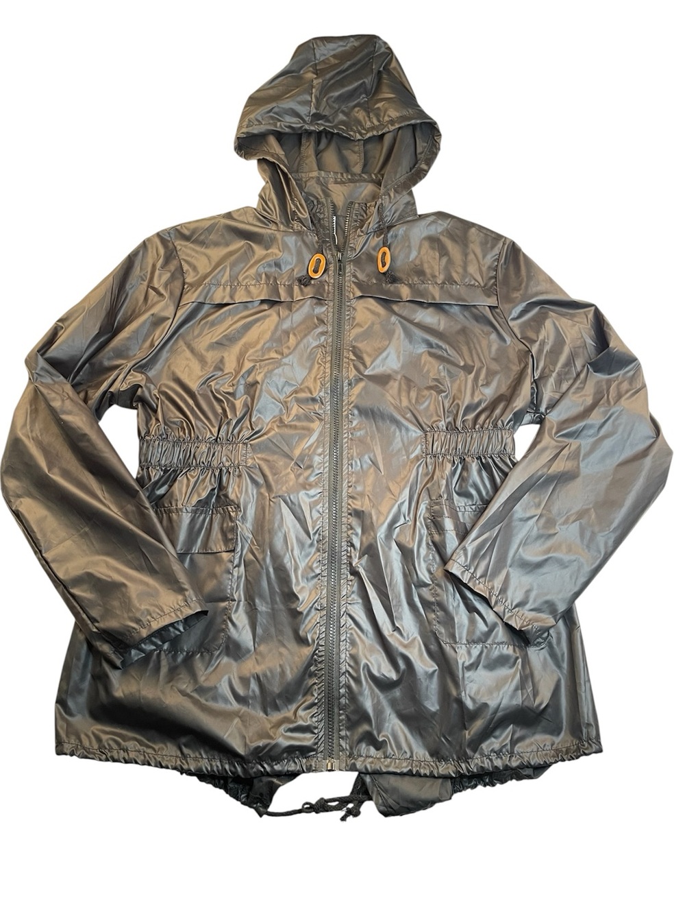 Meaneor Lightweight Hooded Raincoat / Windbreaker Jacket Women's Size Large